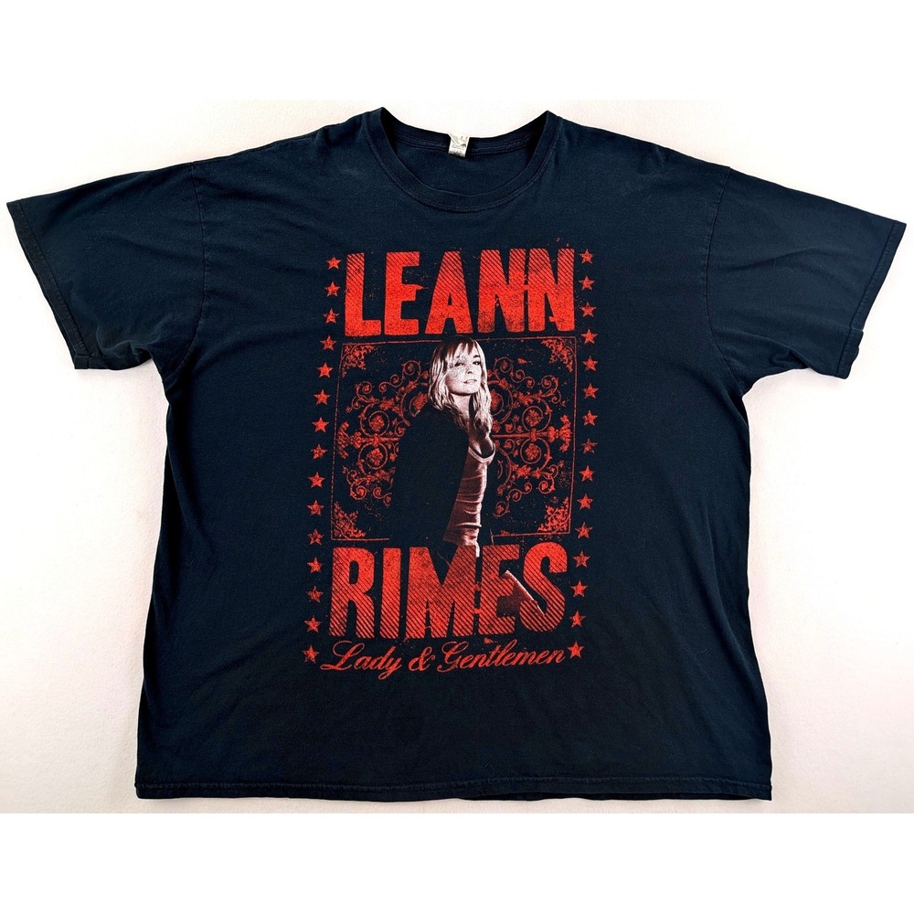 LeAnn Rimes Lady & Gentlemen Graphic T-Shirt Mens 2XL Black Country Music